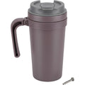 Kemby Folding-Handle Vacuum Travel Cup 18 oz Plum Stone - Product view